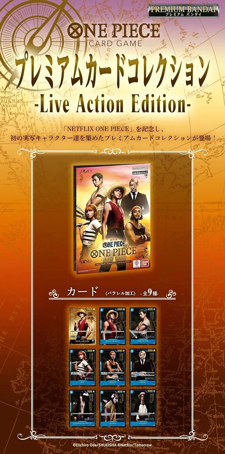 BANDAI One Piece Card Game Premium Card Collection Live Action Edition TCG JAPAN