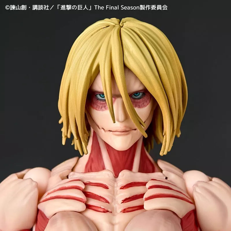 Kaiyodo Revoltech Incrível Yamaguchi Attack on Titan Figura de ação feminina Titan