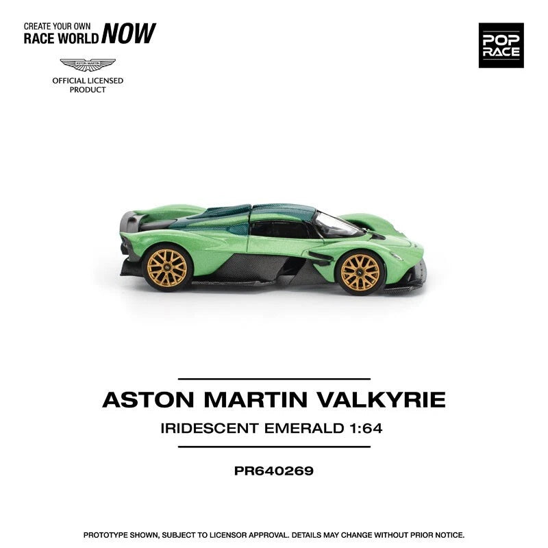 Aston Martin Valkyrie Iridescent Emerald 1/64 Voiture miniature JAPON OFFICIEL