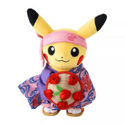 Pokemon Center Original Hanagasa Festival Pikachu Plush Doll JAPAN OFFICIAL