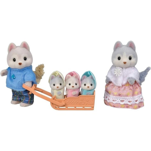 Epoch Sylvanian Families Calico Critters Husky Dog Family Set FS-41 JAPAN