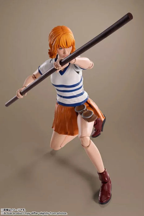 BANDAI S.H.FIGUARTS NETFLIX ONE PIÇÃO NAMI Ação Figura Oficial Japão