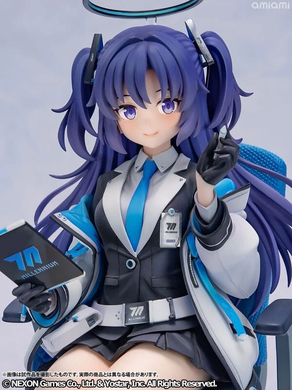 Archivo azul de la vida diaria de un tesorero Yuuka 1/7 Figura Japón Oficial