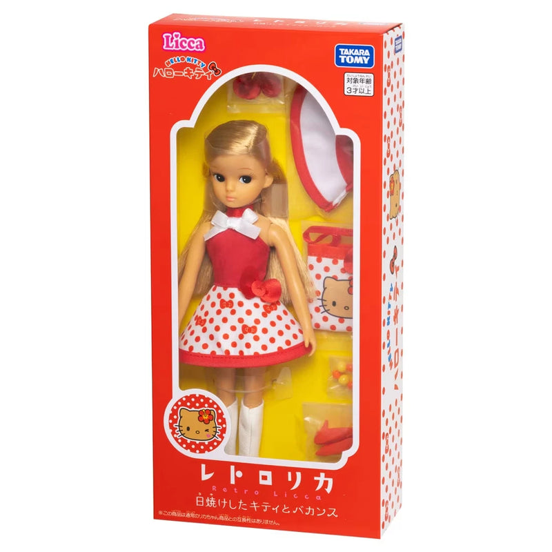 Takara Tomy Licca Chan Retro Licca Sun Kissed Kitty Vacation Doll JAPAN OFFICIAL
