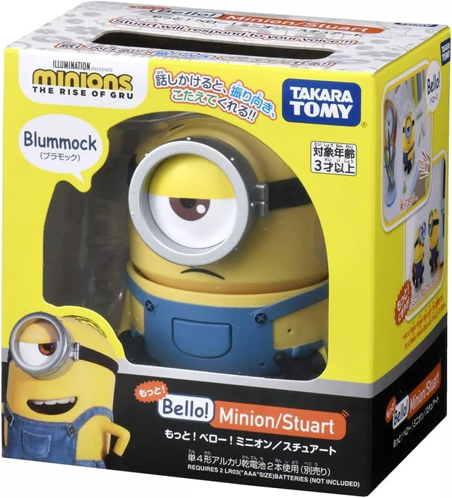 Takara Tomy Minions The Rise of Gru Bello Stuart Talking Toy Japan Official