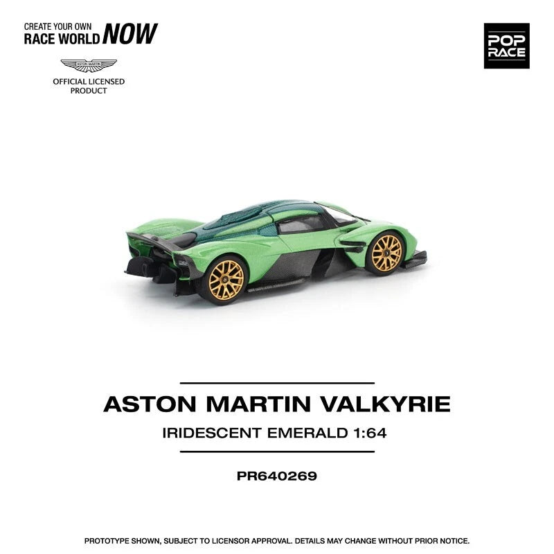 Aston Martin Valkyrie Iridescent Emerald 1/64 Voiture miniature JAPON OFFICIEL