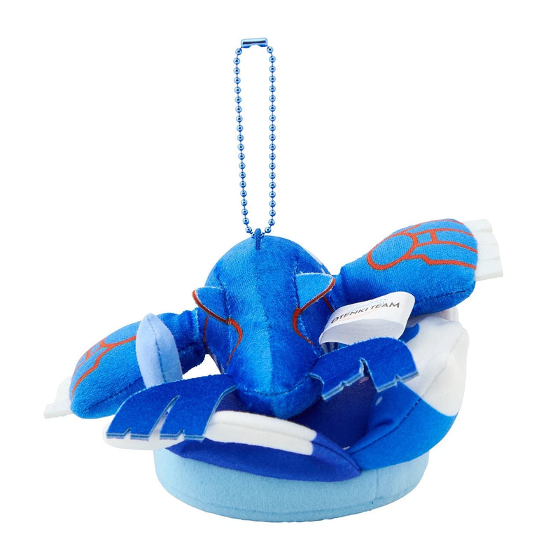 Portachiavi in ​​peluche originale Otenki Team Kyogre del Pokemon Center con campo GIAPPONE