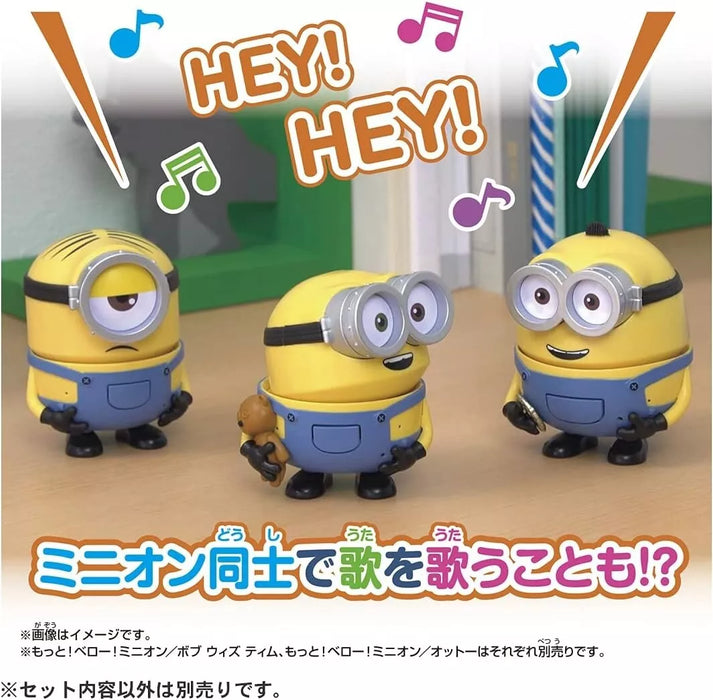 Takara Tomy Minions la montée de Gru Bello Stuart Talking Toy Japan Official