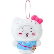 Sanrio Hello Kitty x Chiikawa Mascot Holder Chiikawa Plush JAPAN OFFICIAL