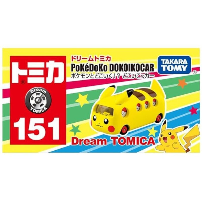 Takara Tomy Pokemon Dream Tomica No.151 Pokedoko Dokoikocar Pikachu Japón