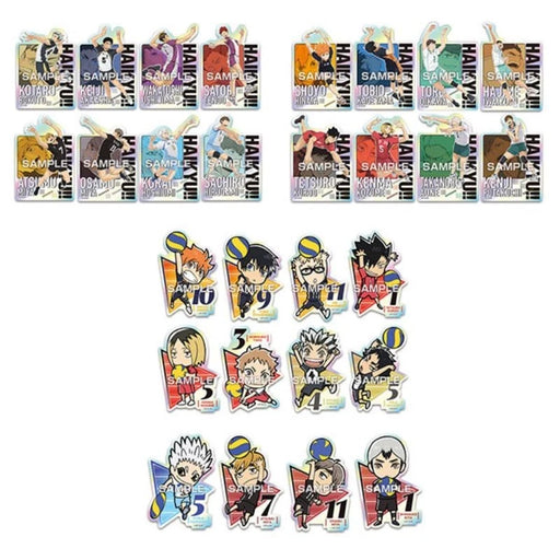 Haikyuu!! Chara Cut Sticker Gum Complete Set Candy Toy JAPAN OFFICIAL