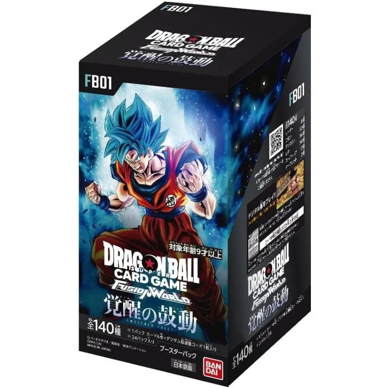 BANDAI Dragon Ball Super Card Game Fusion World FB01 Booster Box TCG JAPAN