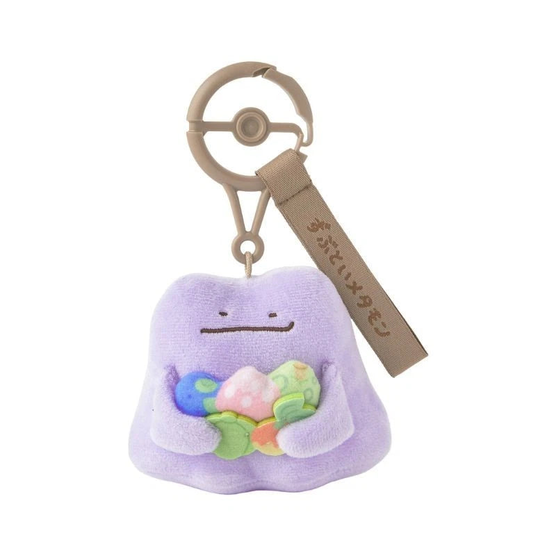 Pokemon Center Original Ten Poke Ten Ditto Bold Ver. Plush Keychain
