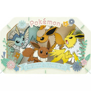Pokemon Center Original Paper Theater Eevee Vaporeon Jolteon Flareon JAPAN