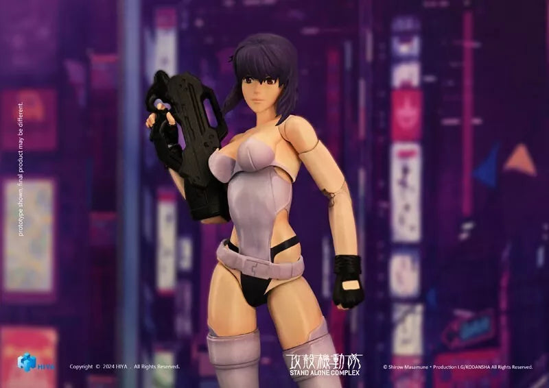 Ghost in the Shell Stand Alone Complex Motoko Kusanagi 1/12 Action Figure JAPAN