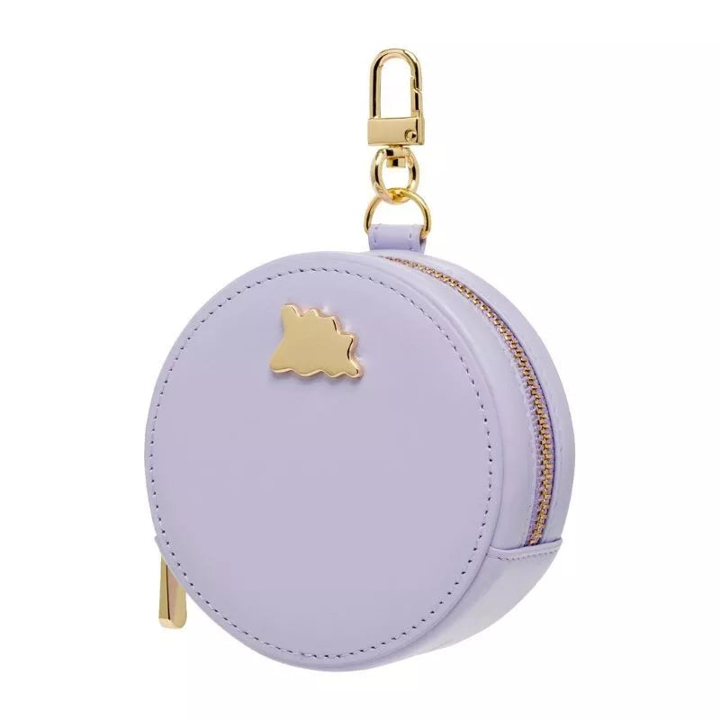 Pokemon Center Original Leather Mini Round Pouch Ditto JAPAN OFFICIAL