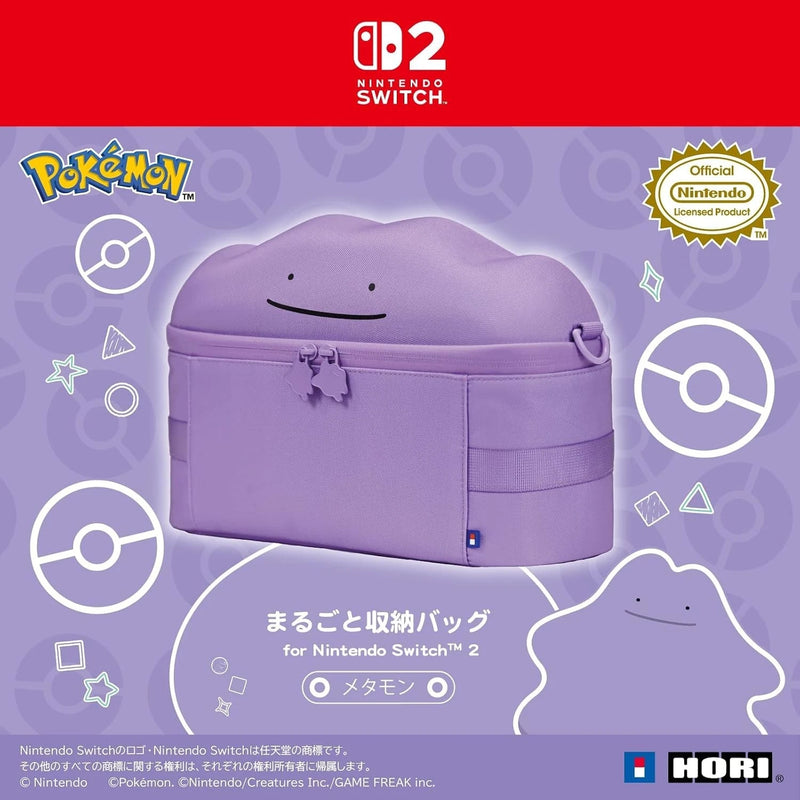 HORI Pokemon Ditto Storage Bag for Nintendo Switch 2 JAPAN OFFICIAL