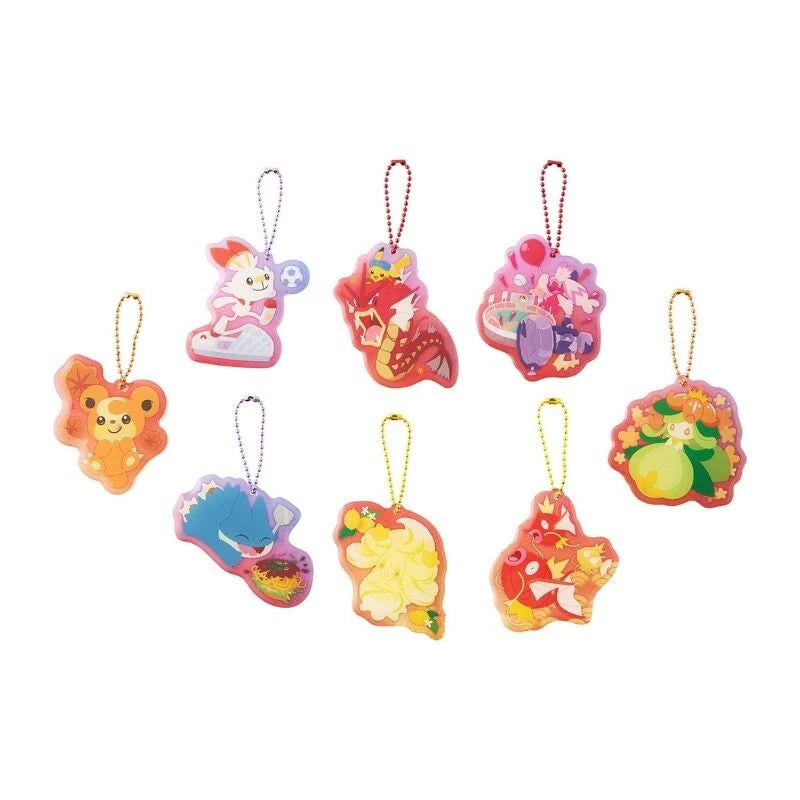 Pokemon Center Original Acrylic Keychain Collection Box Complete set Hiroshima R