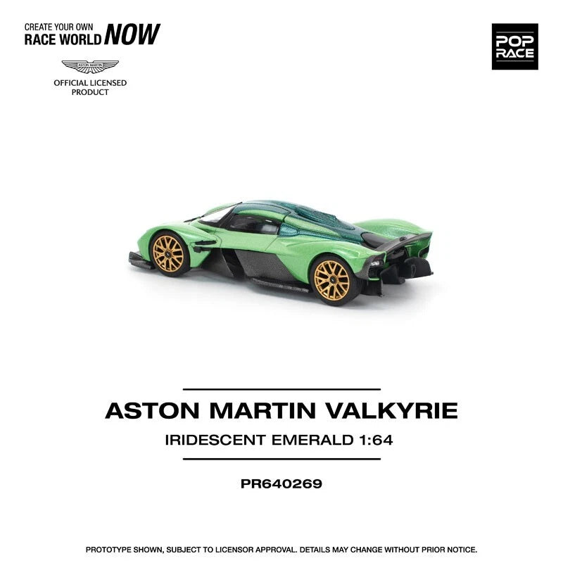 Aston Martin Valkyrie Iridescent Emerald 1/64 Voiture miniature JAPON OFFICIEL