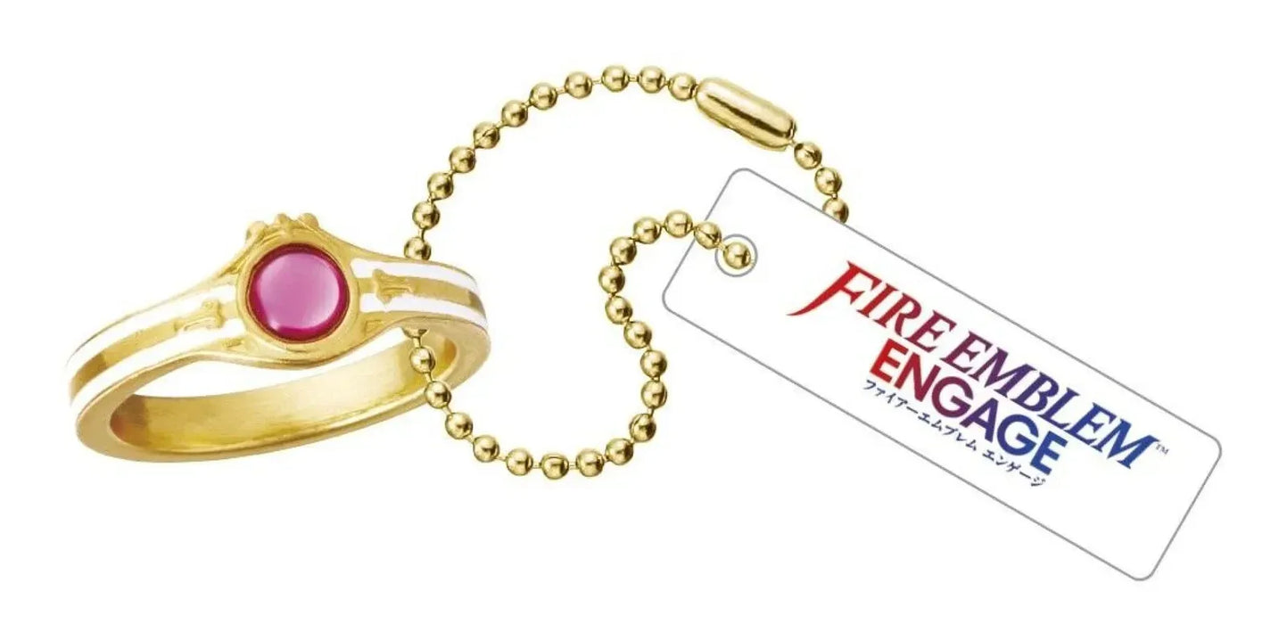 Fire Emblem Engage Keychain Ring Collection Set di 6 capsule Toy Japan Funzionario
