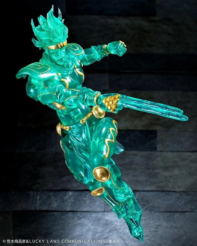 Super Action Statue JoJo's Part 3 Star Platinum Ver.Clear & Gold Action Figure