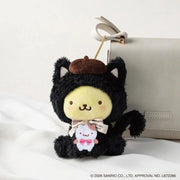 GODIVA x Sanrio Pom Pom Purin Black Cat Collection Plush Charm JAPAN OFFICIAL