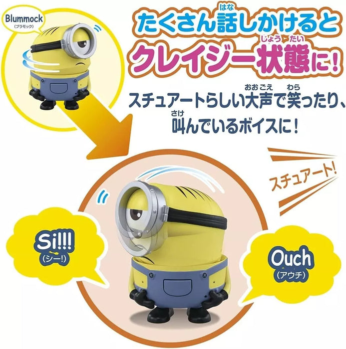 Takara Tomy Minions The Rise of Gru Bello Stuart Talking Toy JAPAN OFFICIAL