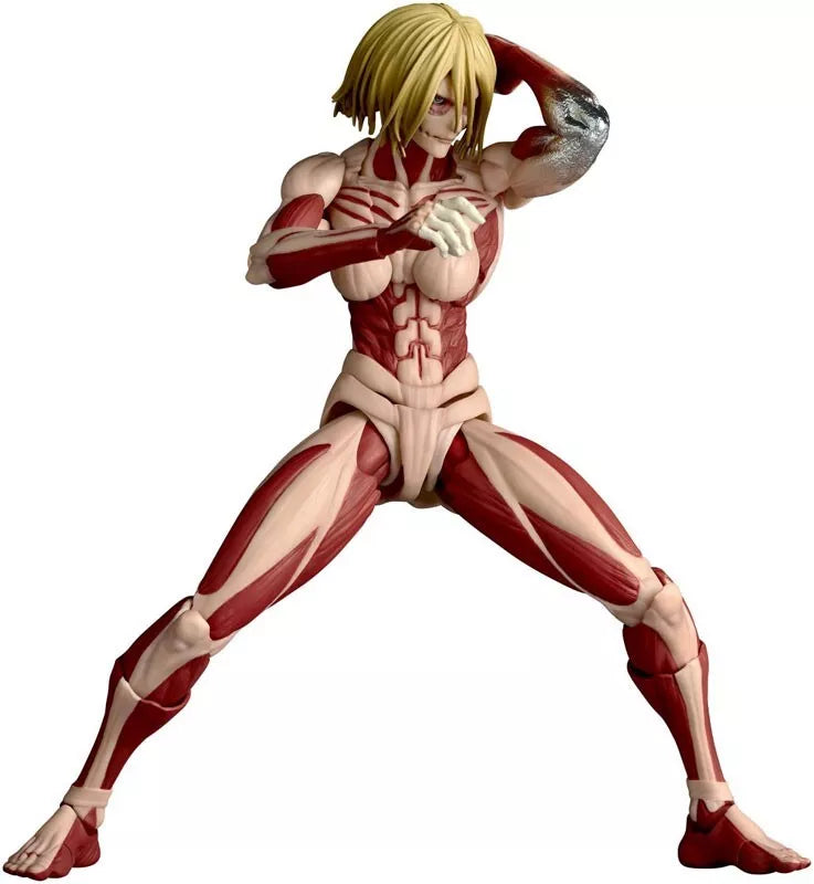 Kaiyodo Revoltech Incrível Yamaguchi Attack on Titan Figura de ação feminina Titan