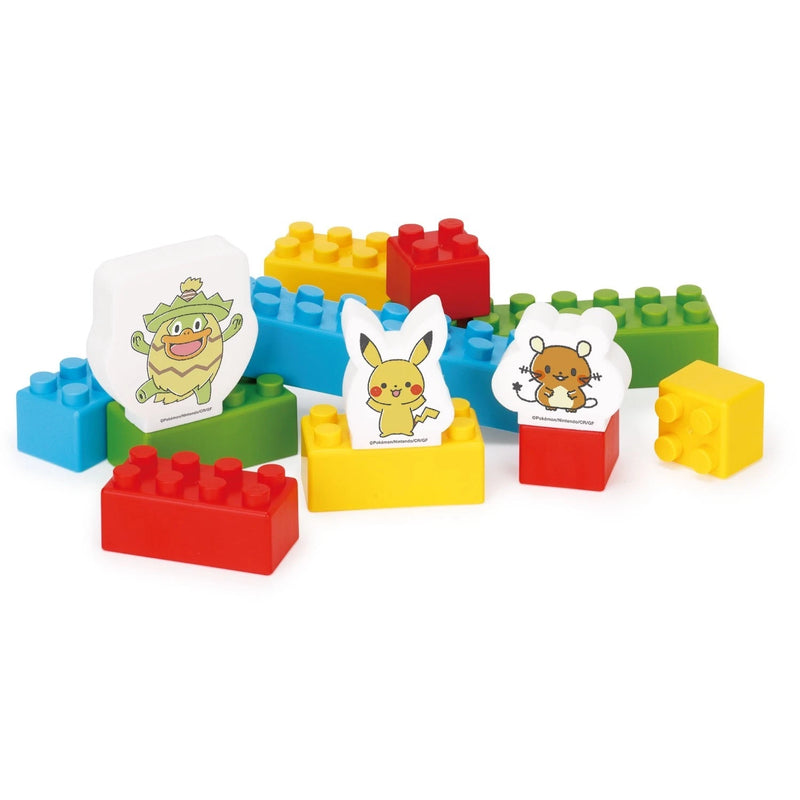 Pokémon Monpoke Pikachu e Block Play Blocks JAPÃO OFICIAL