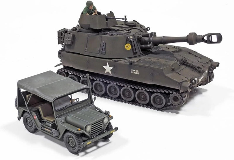 Tamiya 1/35 Military Miniature No.334 U.S. Army M151A1 Vietnam War Model Kit