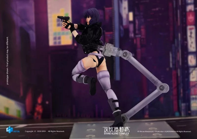 Ghost in the Shell Stand Alone Complex Motoko Kusanagi 1/12 Action Figure JAPAN