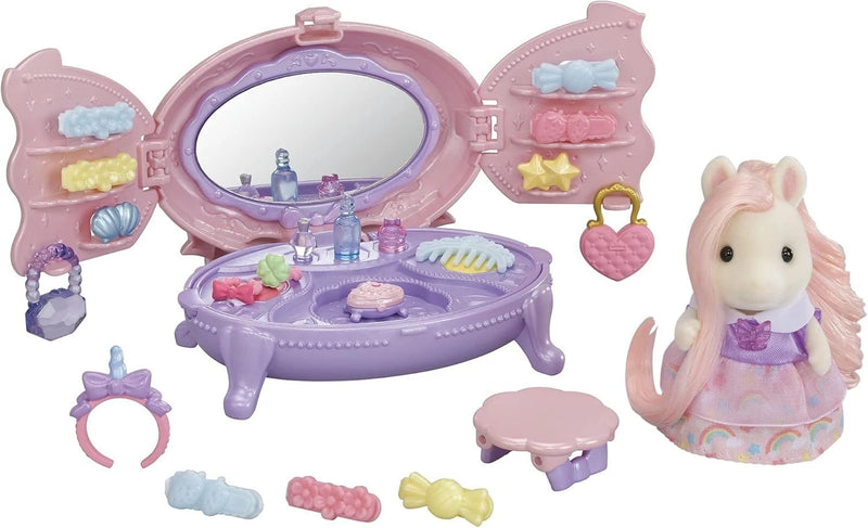 Epoch Sylvanian Families Stylish Pony Vanity Dresser Set FU-18 JAPAN OFFICIAL