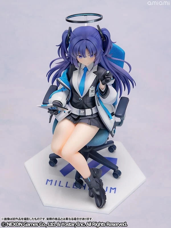 Archivo azul de la vida diaria de un tesorero Yuuka 1/7 Figura Japón Oficial