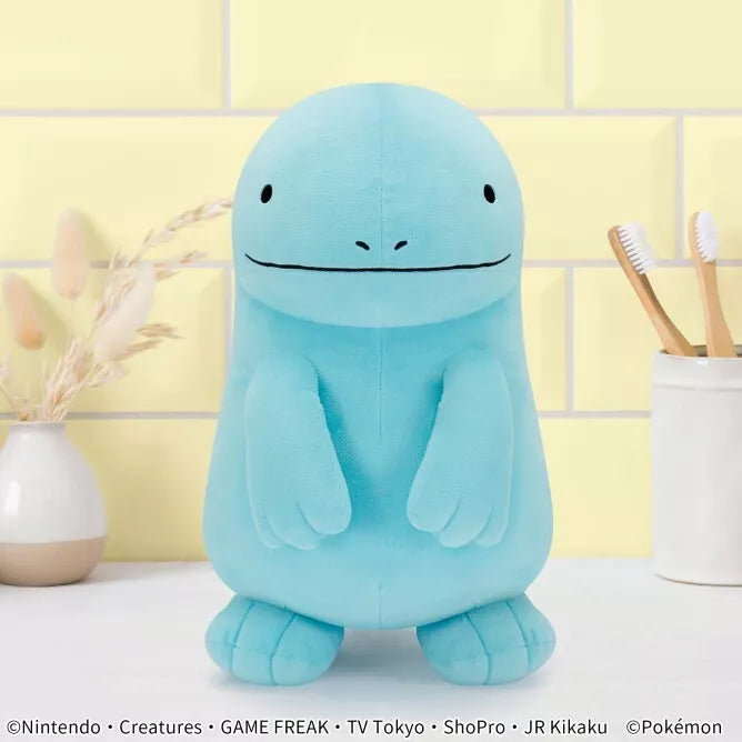 Banpresto Mecha Mofugutto Pokemon Quagsire Plush Doll JAPAN OFFICIAL