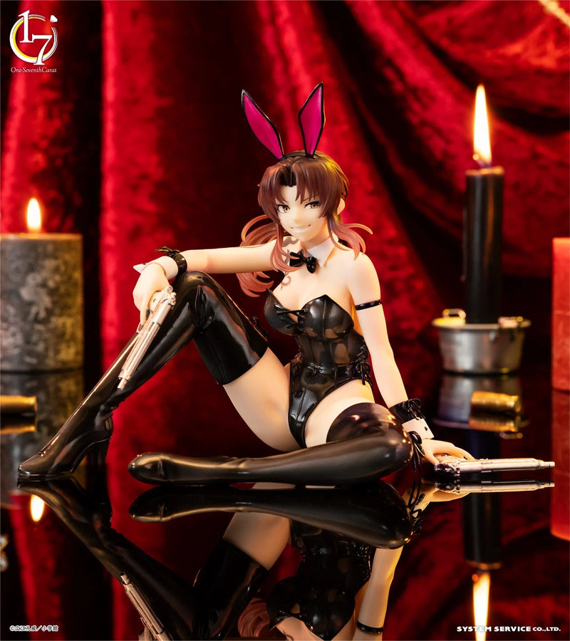 SYSTEM SERVICE One-Seventh Carat Figure Black Lagoon Revy Bunny Ver. 1/7 JAPAN