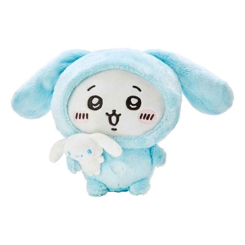 Nagano Friends x Sanrio Characters Chiikawa Cinnamoroll Plush JAPAN OFFICIAL