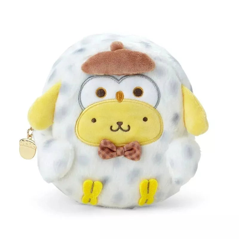 Sanrio Pompompurin Plush Pouch Small Forest Animals JAPAN OFFICIAL
