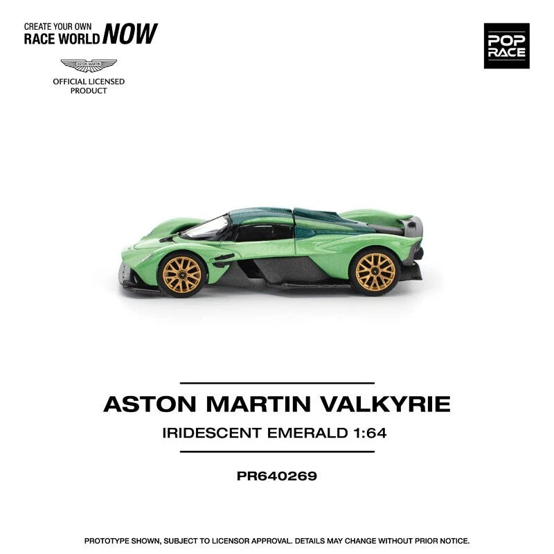 Aston Martin Valkyrie Iridescent Emerald 1/64 Voiture miniature JAPON OFFICIEL