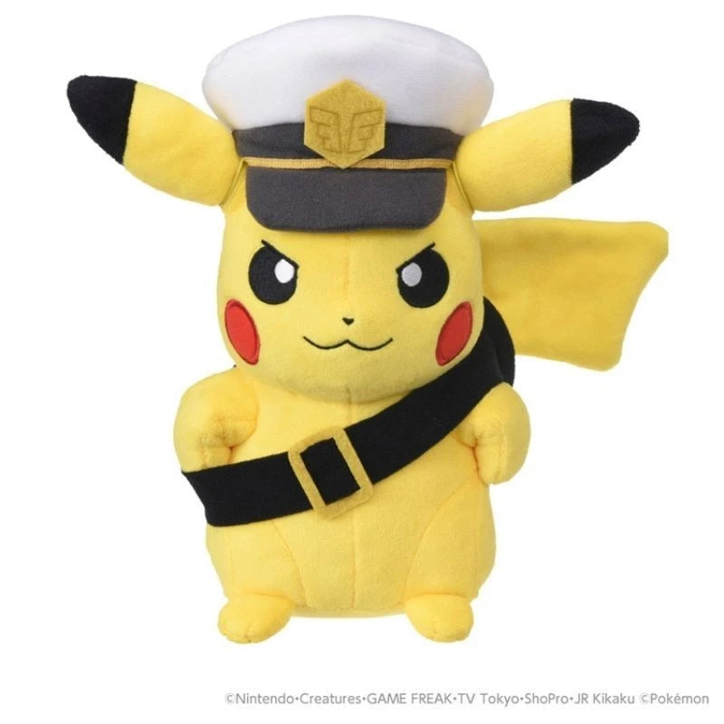 Pokemon Captain Pikachu Goggles Ver. Plush Doll JAPAN OFFICIAL