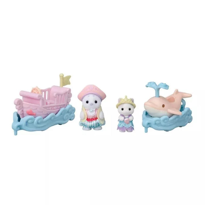 Epoch Sylvanian Families Amusement Park Ride Set Boat and Dolphin KO-80 JAPAN