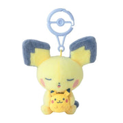 Pokemon Center Original Little Daydream Pichu & Pikachu Plush Keychain JAPAN