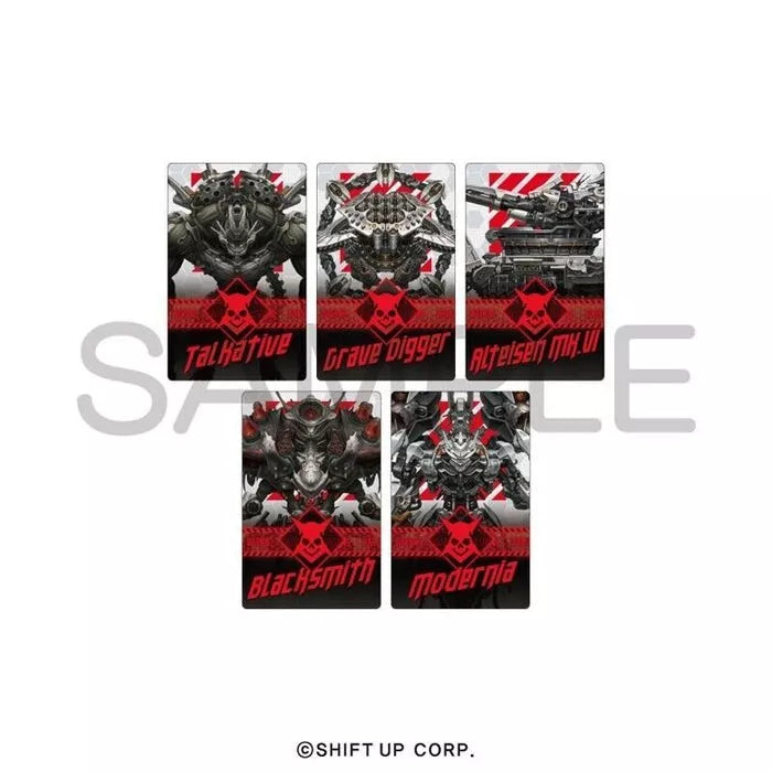 Deusa da vitória Nikke Gun Girl Metal Card Colete