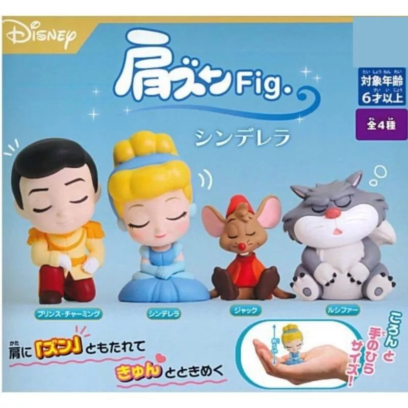 Takara Tomy A.R.T.S Shoulder Zun Fig. Cinderella Complete Set Figure Capsule Toy