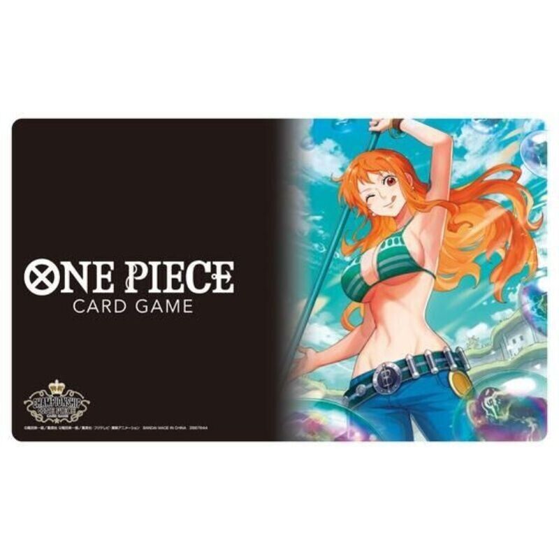 BANDAI One Piece Card Game Championship Set 2022 Nami playmat & storage box BANDAI One Piece Card Game Championship Set 2022 Nami playmat & storage box