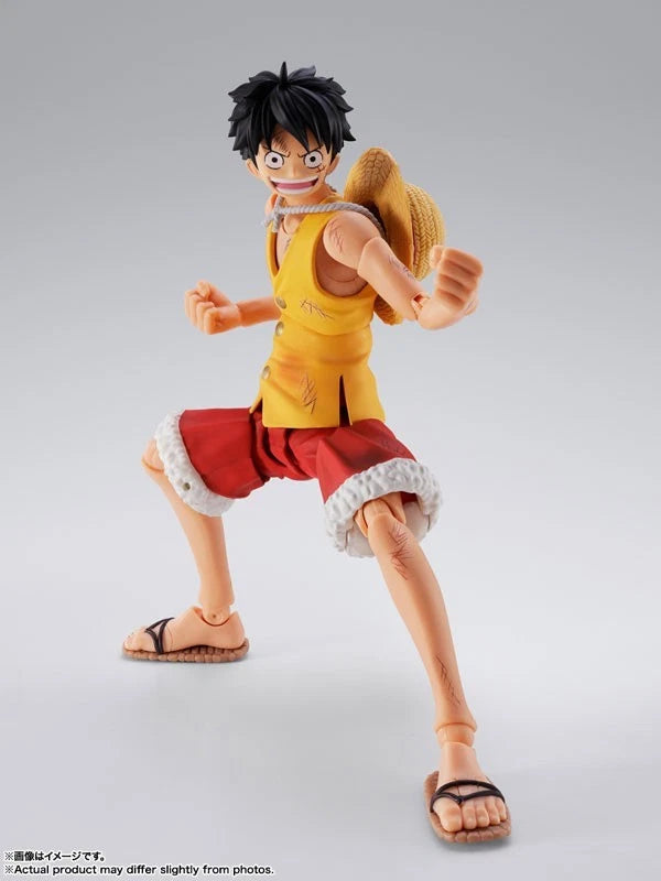S.H.Figuarts ONE PIECE Summit War di Marineford Monkey D. Luffy Action Figure