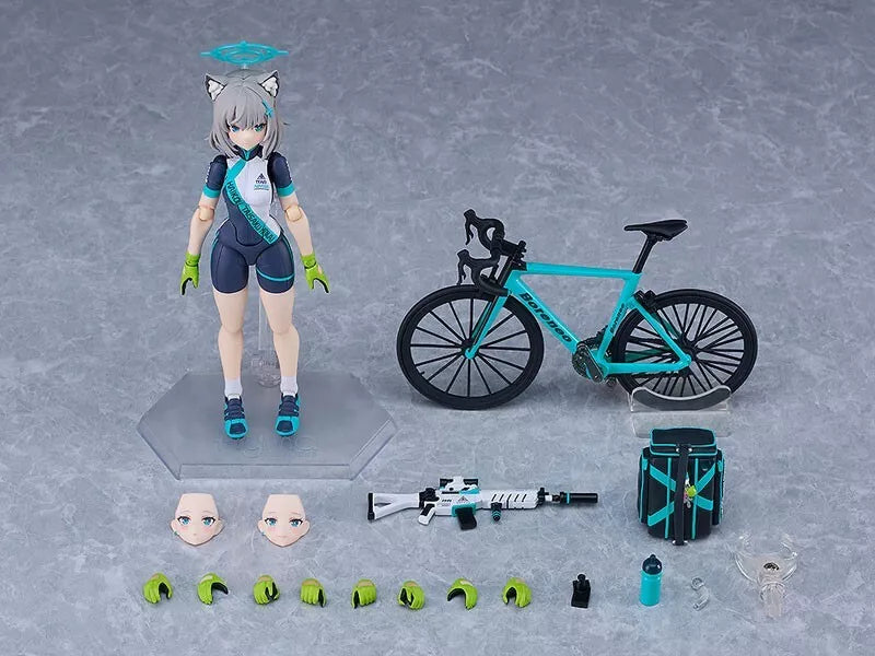 figma Blue Archive Sunaookami Shiroko Cycling DX Edition Action Figure JAPAN