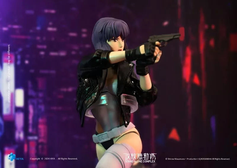 Ghost in the Shell Stand Alone Complex Motoko Kusanagi 1/12 Action Figure JAPAN