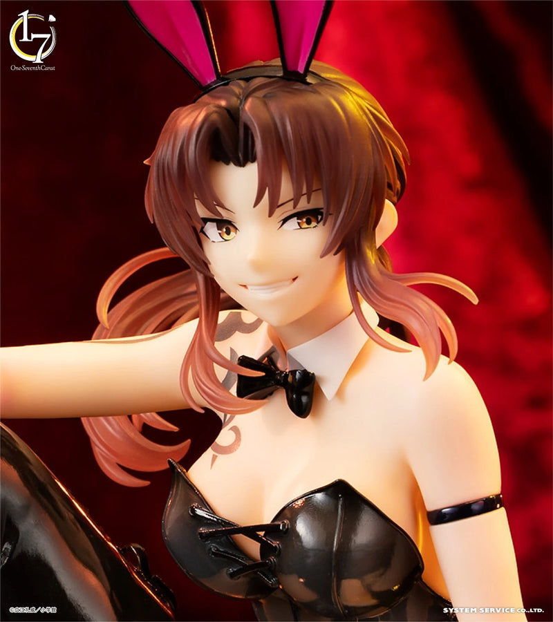 SYSTEM SERVICE One-Seventh Carat Figure Black Lagoon Revy Bunny Ver. 1/7 JAPAN
