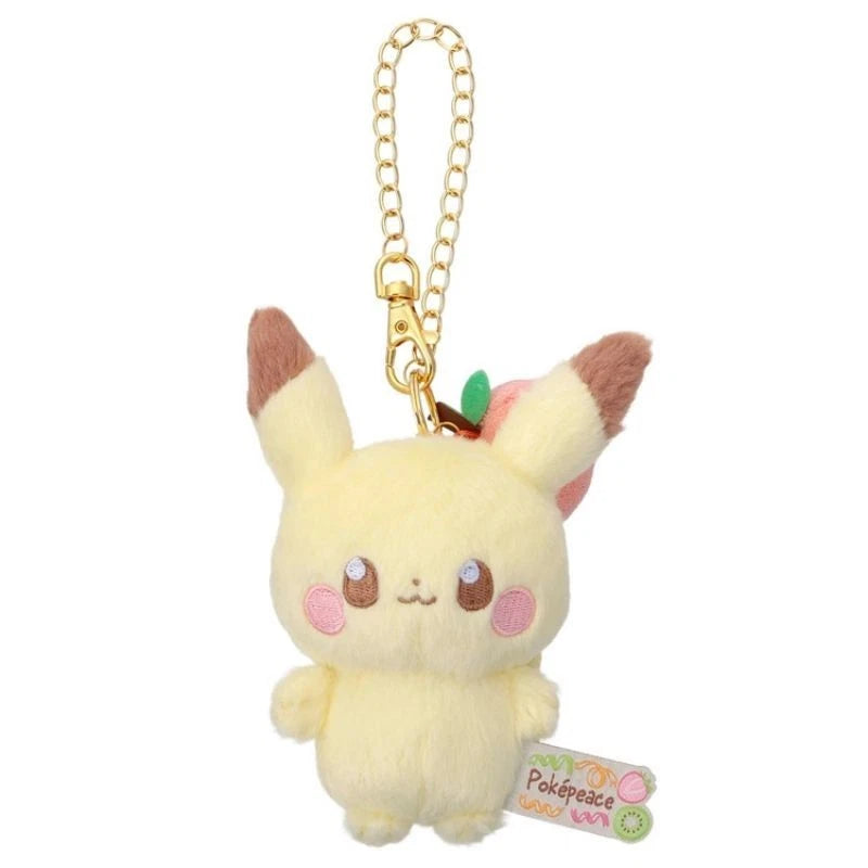 Pokemon Pokepeace Pikachu Colorful Ver. Plush Keychain JAPAN OFFICIAL