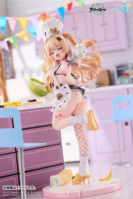 Azur Lane Bache Anniversary Ilustração Ver. 1/7 figura Oficial do Japão